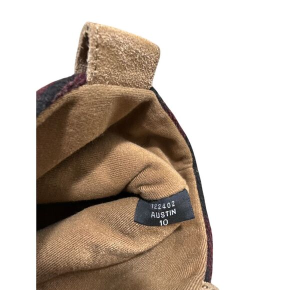 Bjorndal Women Austin Ankle Boot 10 Tan Aztec Knit Western Rodeo Boho Cowboy Y2K - Picture 8 of 9